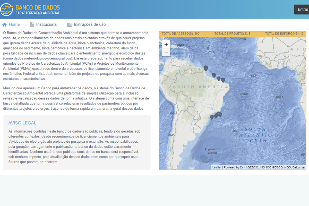 Ibama lança Banco de Dados de Caracterização Ambiental