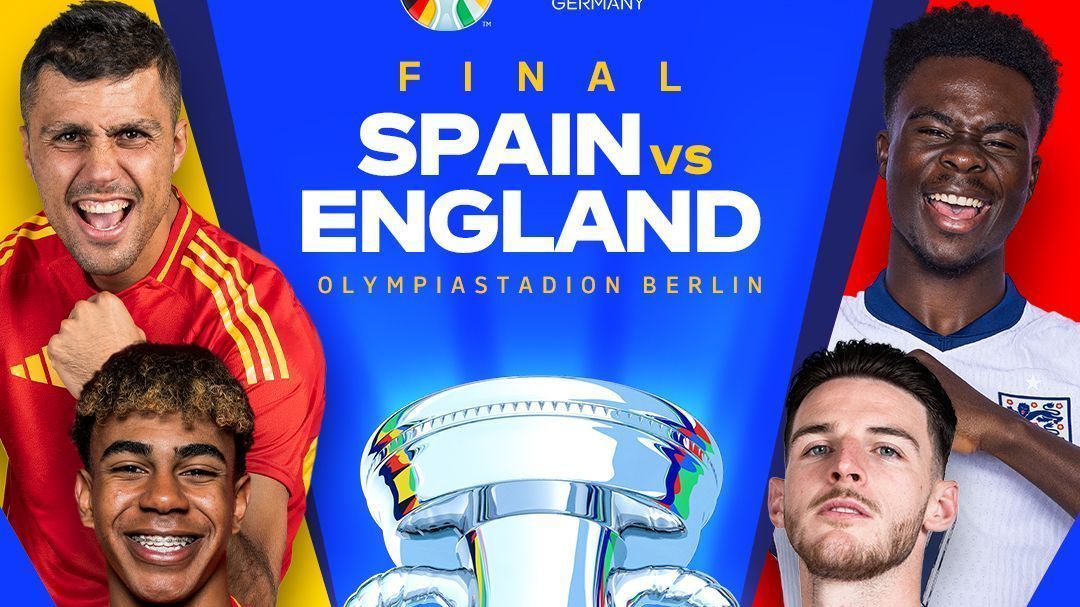 Espanha x Inglaterra: horário e onde assistir à final da Eurocopa 2024