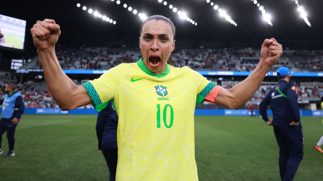 Marta quer levar Brasil de volta ao pódio olímpico: “Não vai faltar vontade e garra“