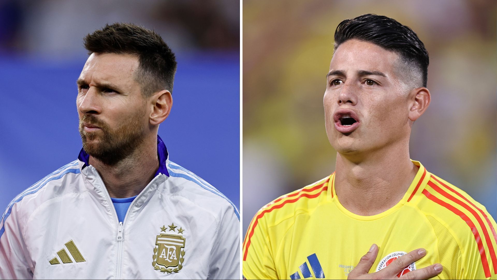 Messi x James Rodríguez: os números dos craques na Copa América