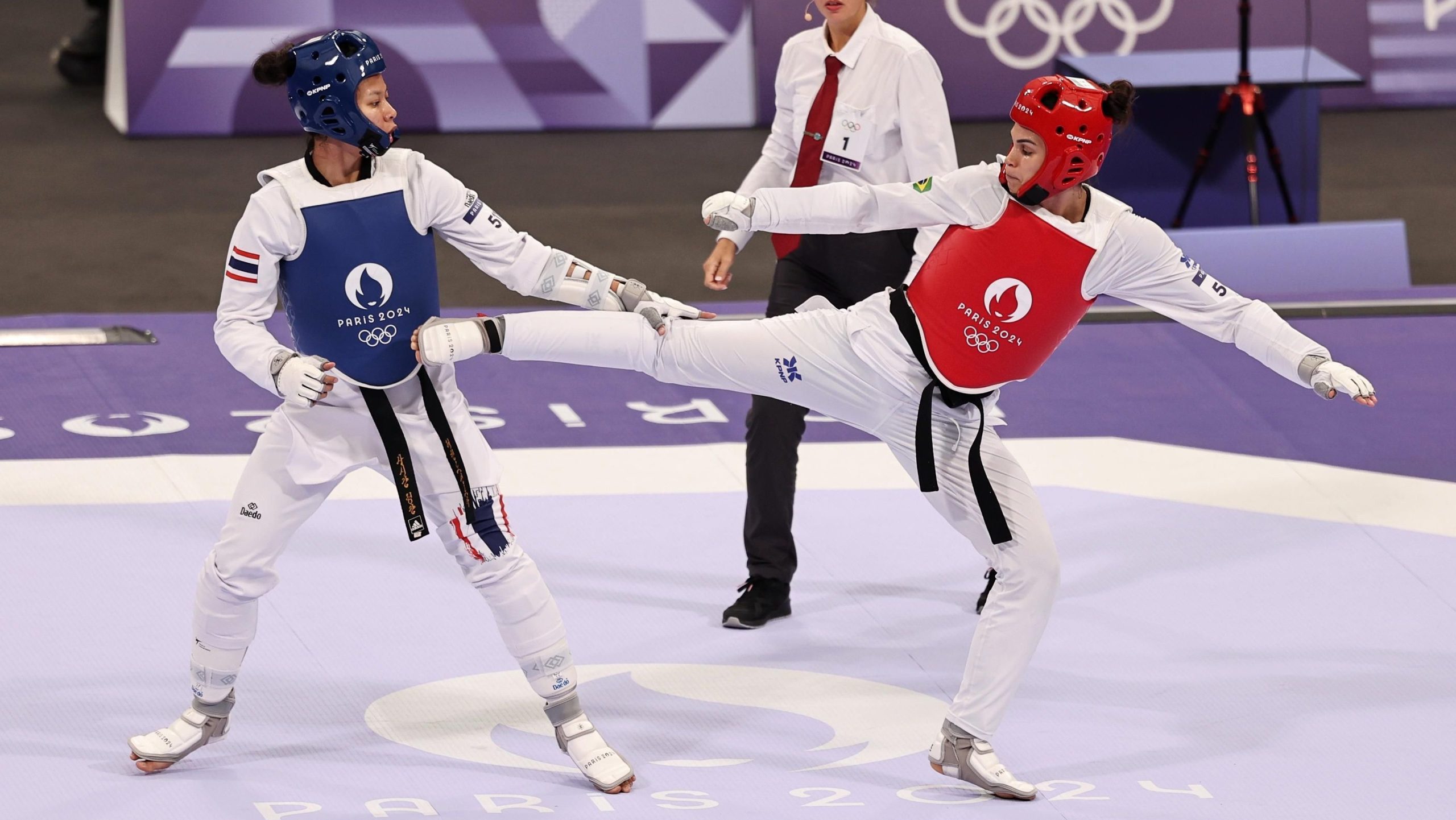 Paris 2024: Caroline Santos, a Juma, perde nas oitavas do taekwondo