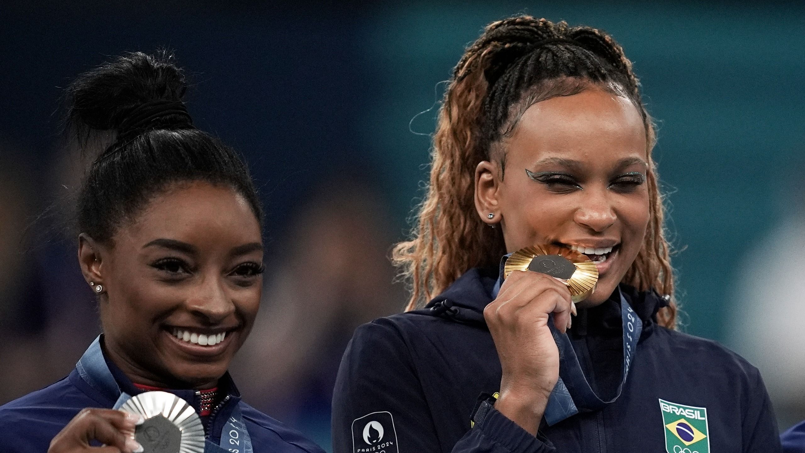 Rebeca Andrade revela o que Simone Biles disse antes da final