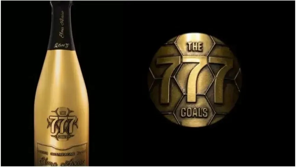 Cristiano Ronaldo lança marca de champagne, e valor da garrafa impressiona