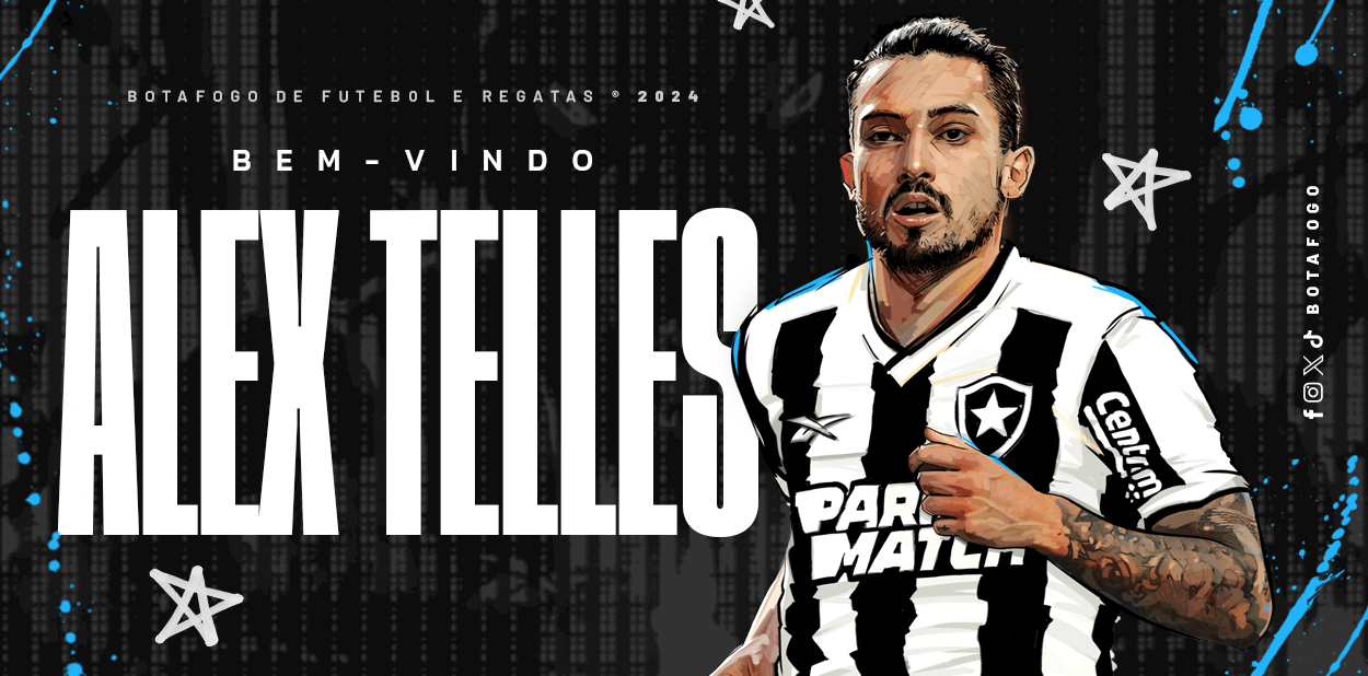 Botafogo anuncia Alex Telles como reforço para a lateral