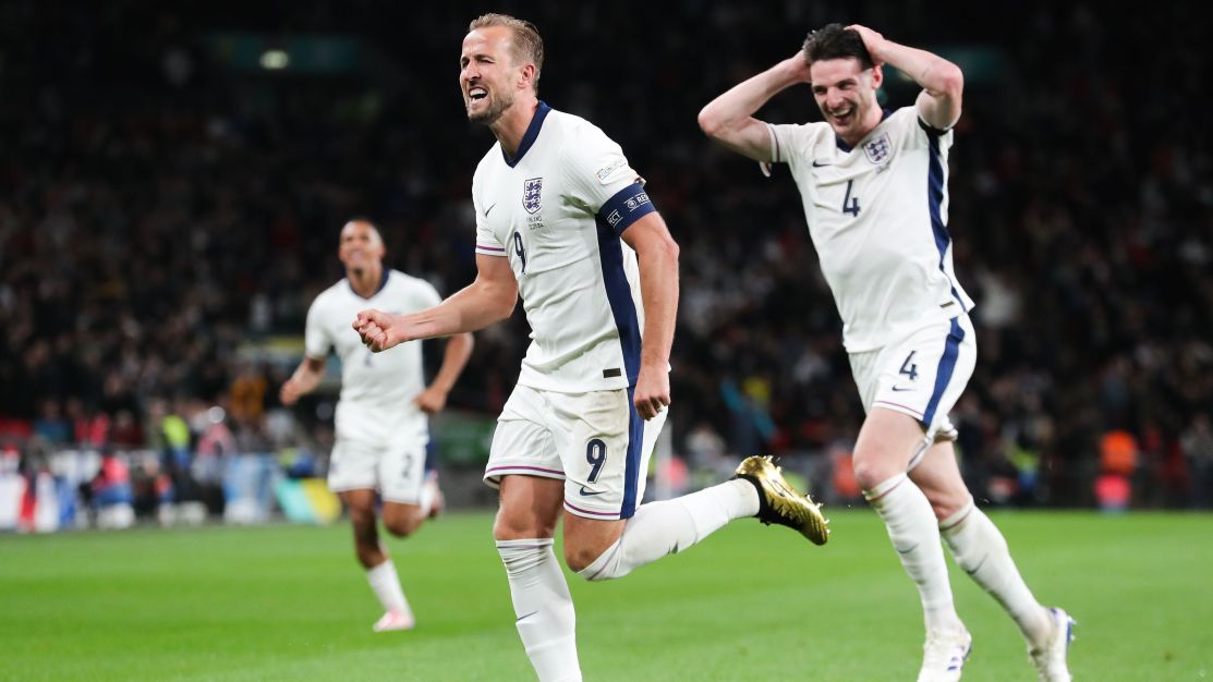 Harry Kane brilha em 100º jogo pela Inglaterra