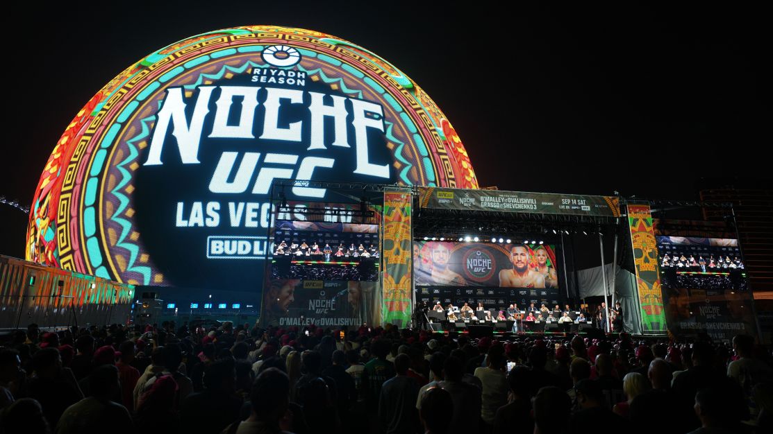 Veja quanto o UFC gastou em edição na Sphere, em Las Vegas: “Maior da história”