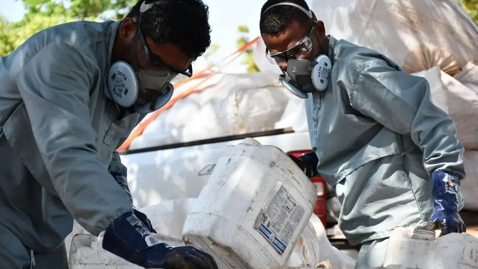 Ação itinerante recolhe mais de mil embalagens vazias de defensivos agrícolas em cidades do Tocantins