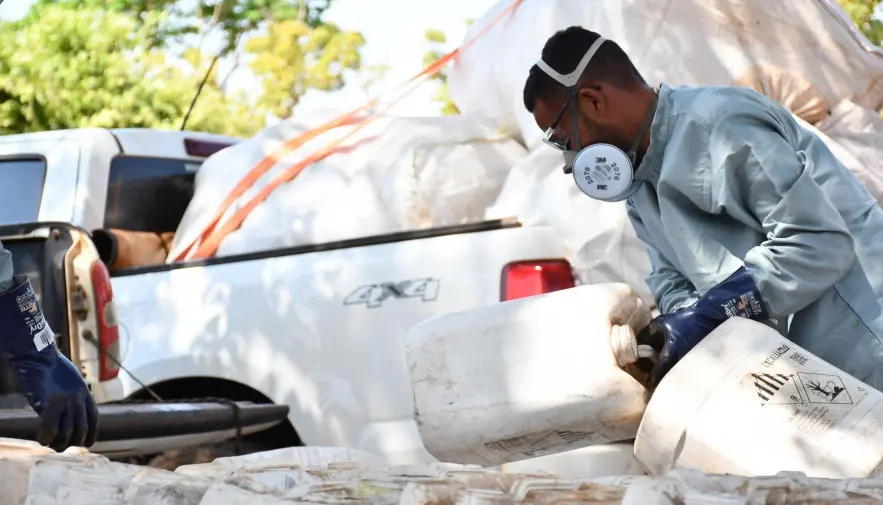 Tocantins celebra aumento de 75,22% na devolução de embalagens de agrotóxicos em recebimentos itinerantes