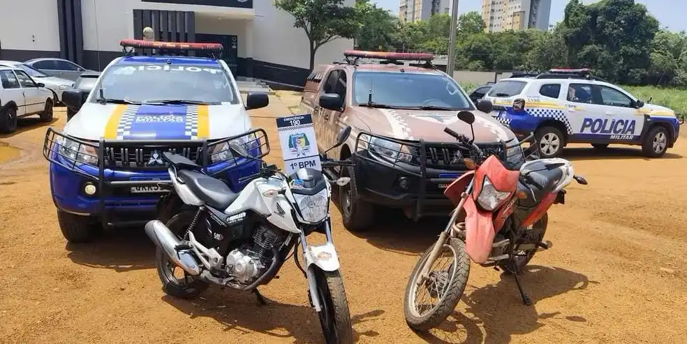 Adolescentes são apreendidos suspeitos de furtar motos após pedirem corridas por aplicativo